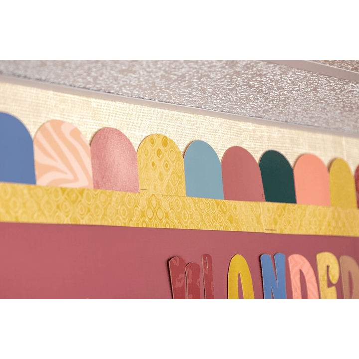 Wonderfully Wild Scalloped Die-Cut Broder Trim-Borders-Tools 4 Teaching-Classroom Decor and More