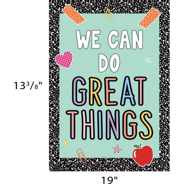We Can Do Great Things Positive Poster-Posters-Tools 4 Teaching-Classroom Decor and More