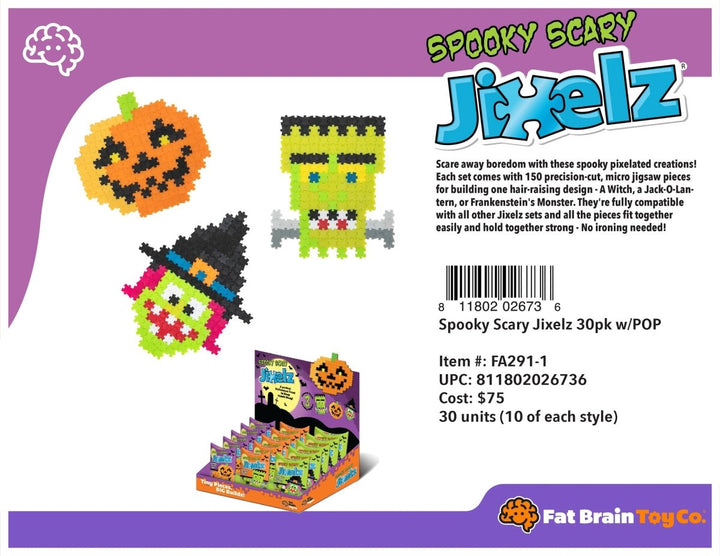 Spooky Scary Jixelz - Witch-Tools 4 Teaching-Classroom Decor and More
