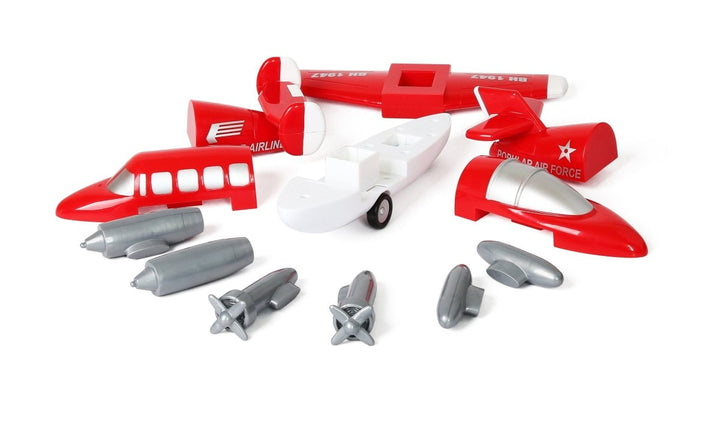 Magnetic Build-A-Plane (Assorted Colors)-Vehicles & Construction-Tools 4 Teaching-Classroom Decor and More