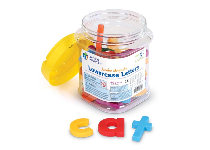 Jumbo Lowercase Magnetic Letters-Subjects - Reading - Alphabet-Tools 4 Teaching-Classroom Decor and More