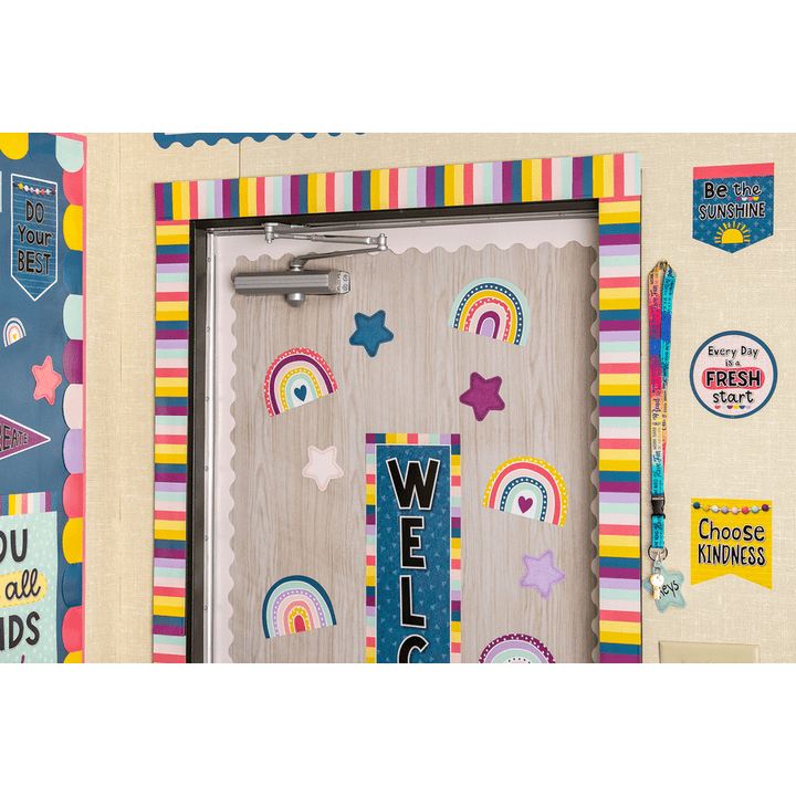 Scalloped Border Trim: Blush-Borders-Tools 4 Teaching-Classroom Decor and More