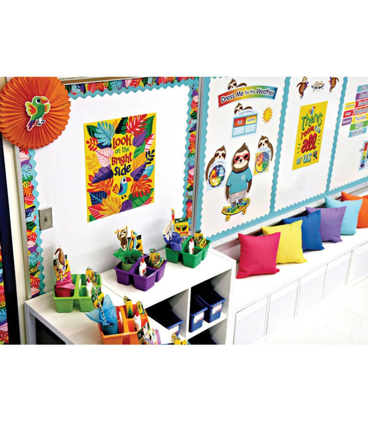 Sloth Dress Me for the Weather Bulletin Board Set Grade PK-2-Bulletin Board Sets-Tools 4 Teaching-Classroom Decor and More