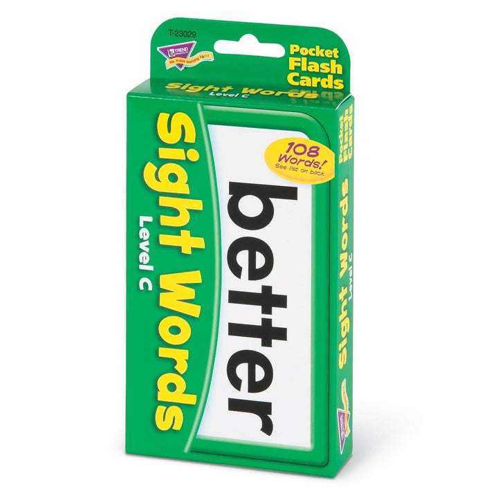 Sight Words – Level C Pocket Flash Cards-Flashcards-Tools 4 Teaching-Classroom Decor and More
