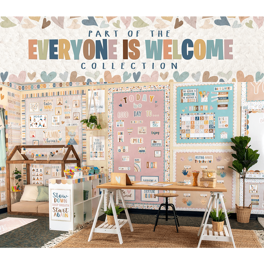 Everyone is Welcome Name Tags/Labels - Multi-Pack-Nameplates &amp; Name Tags-Tools 4 Teaching-Classroom Decor and More
