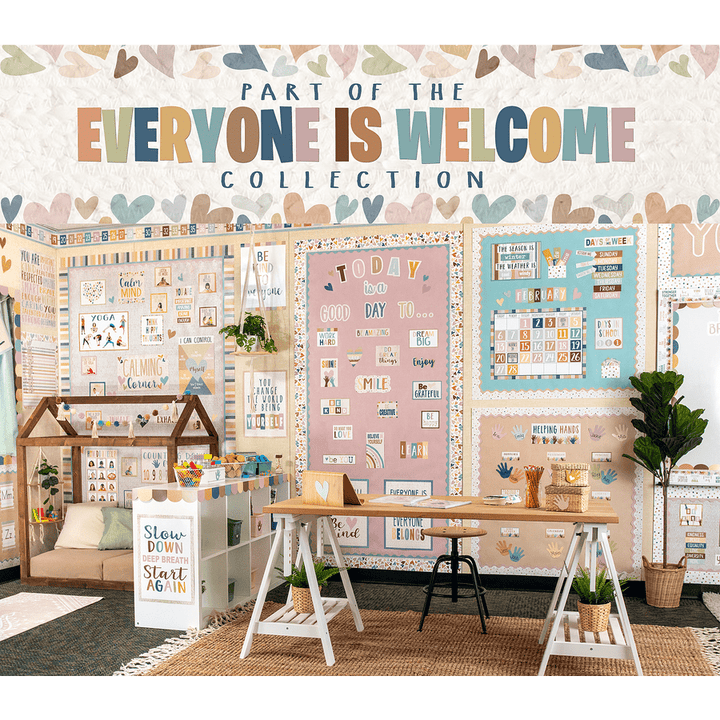 Everyone is Welcome Name Tags/Labels - Multi-Pack-Nameplates &amp; Name Tags-Tools 4 Teaching-Classroom Decor and More