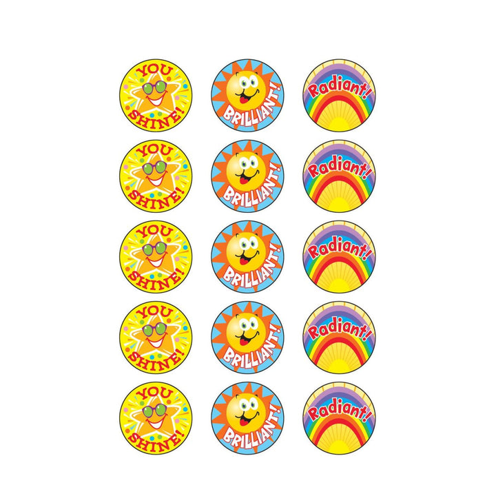 Sun & Fun, Tutti-Frutti scent Scratch 'n Sniff Stinky Stickers® – Large Round-Stickers-Tools 4 Teaching-Classroom Decor and More