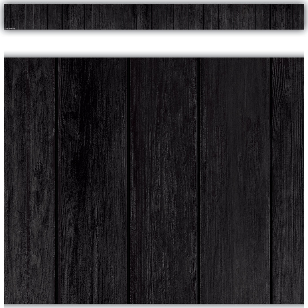 Black Wood Straight Border Trim-Borders-Tools 4 Teaching-Classroom Decor and More