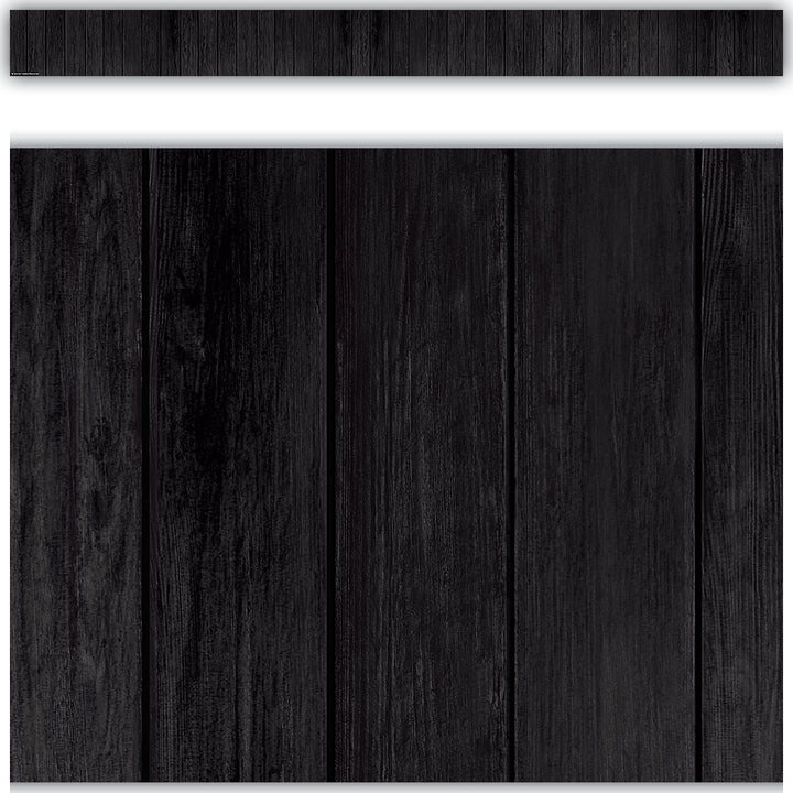 Black Wood Straight Border Trim-Borders-Tools 4 Teaching-Classroom Decor and More
