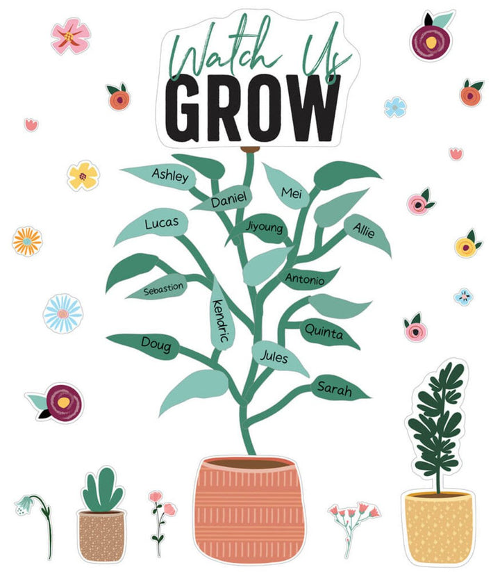 Grow Together Watch Us Grow Bulletin Board Set-Bulletin Board Sets-Tools 4 Teaching-Classroom Decor and More