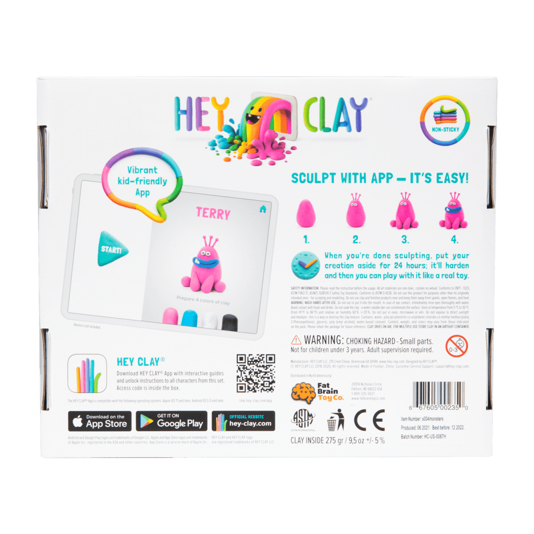Hey Clay - Monsters-Craft Activity-Tools 4 Teaching-Classroom Decor and More