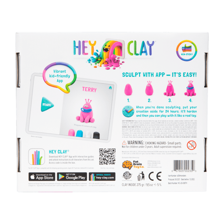 Hey Clay - Monsters-Craft Activity-Tools 4 Teaching-Classroom Decor and More