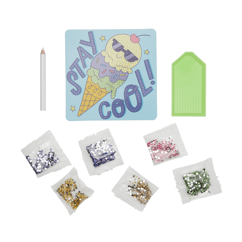 Razzle Dazzle DIY Gem Art Kit - Cool Cream-Craft Activity-Tools 4 Teaching-Classroom Decor and More