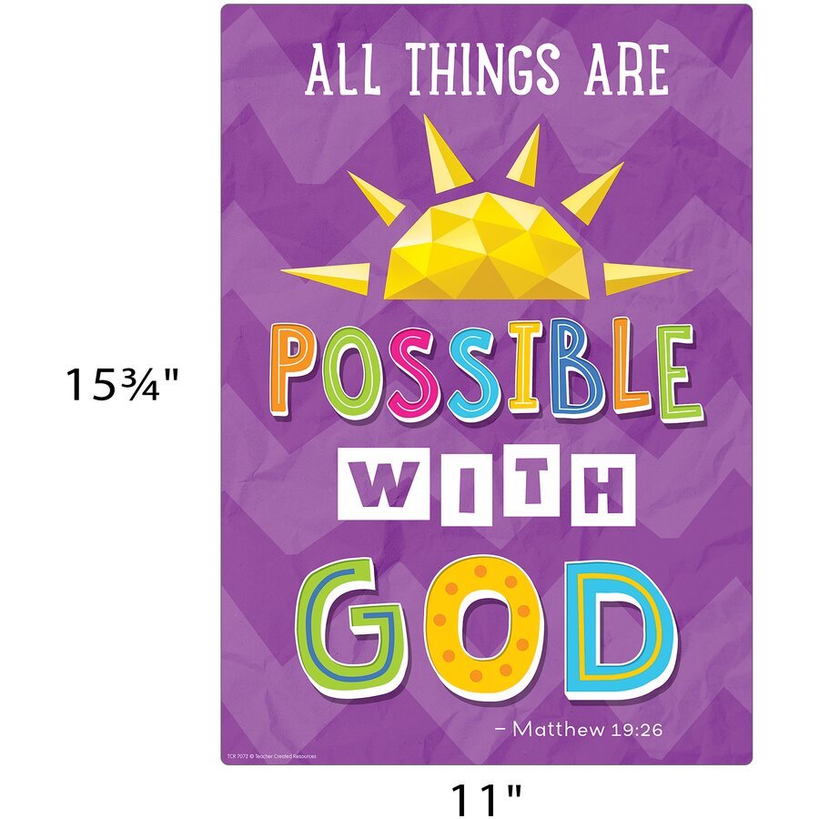 Bible Verses Small Poster Pack-Religious-Tools 4 Teaching-Classroom Decor and More