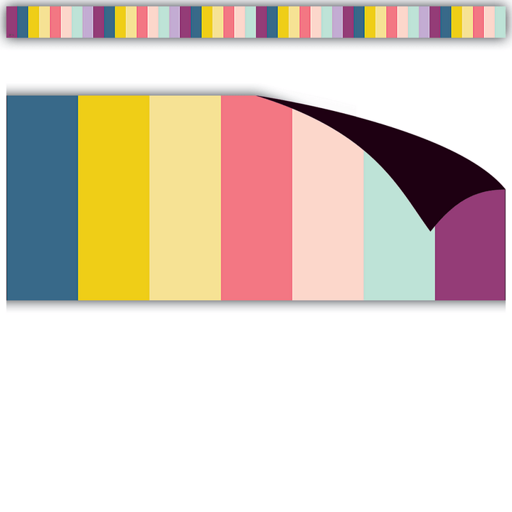 *Oh Happy Day Stripes Magnetic Border-Magnetic-Tools 4 Teaching-Classroom Decor and More