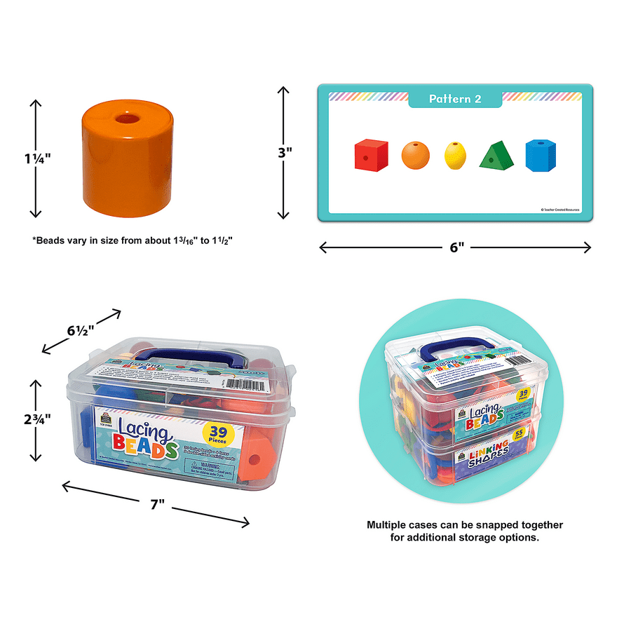 Lacing Beads-Developmental-Tools 4 Teaching-Classroom Decor and More