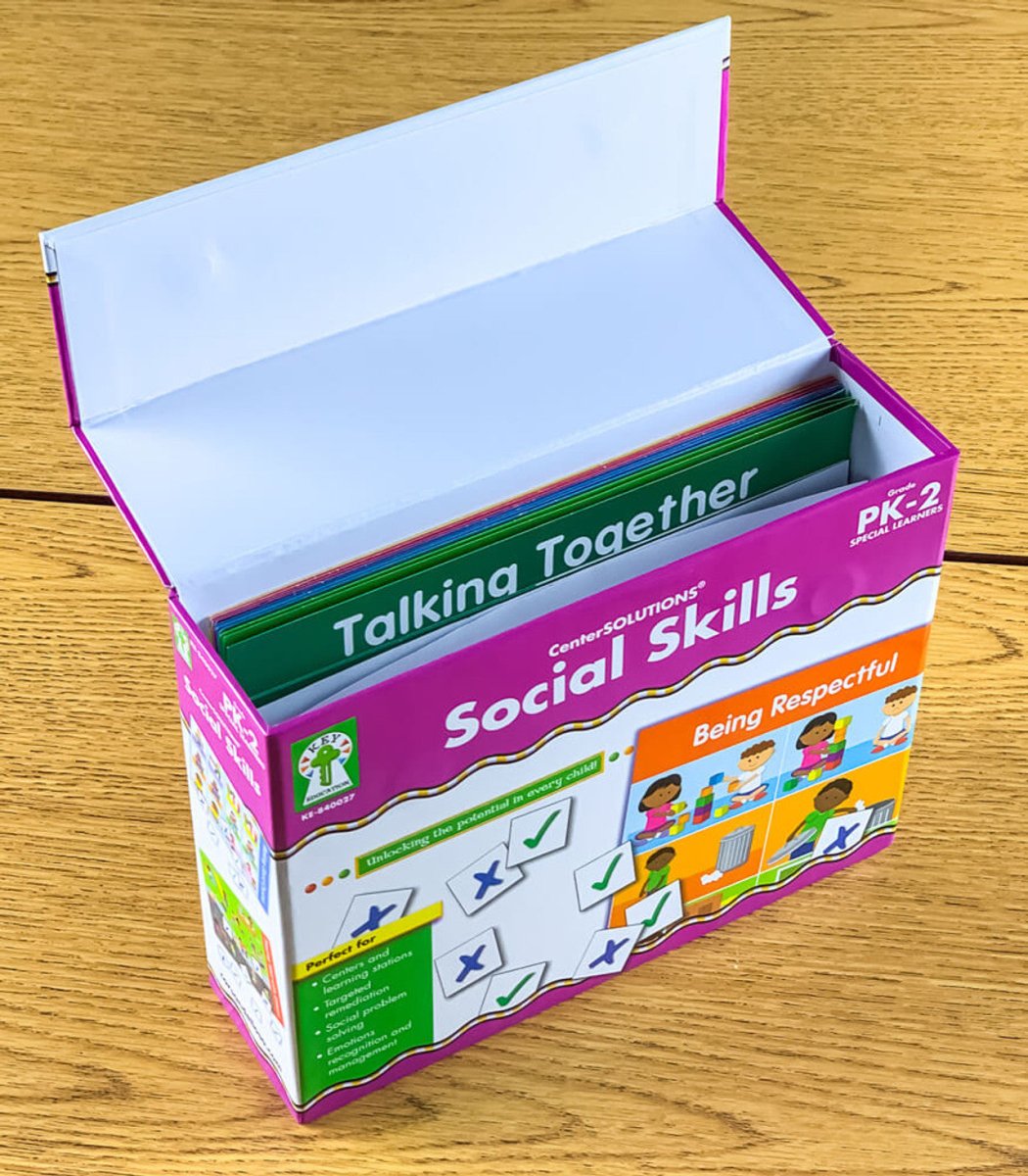 Social Skills File Folder Game Grade PK-2-Social Emotional-Tools 4 Teaching-Classroom Decor and More