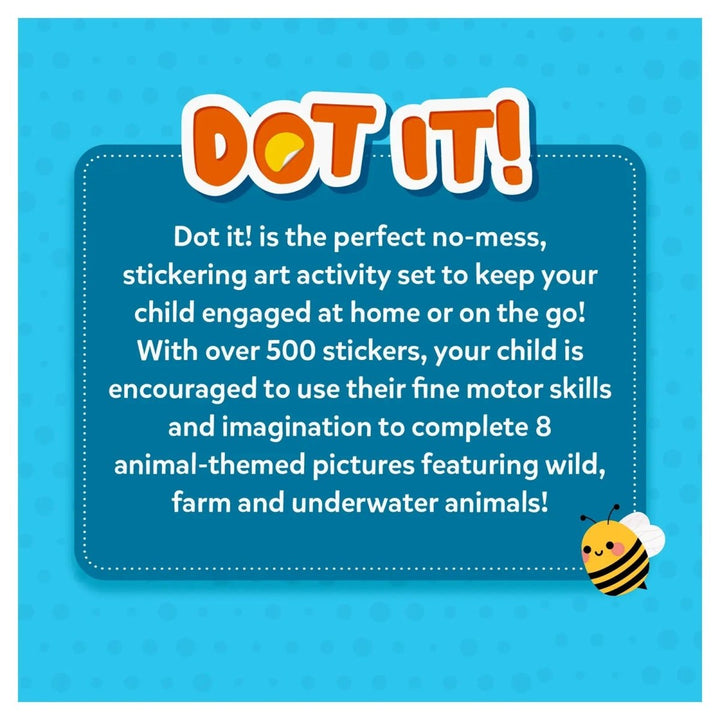 Dot it!: Wild, Farm & Underwater Animal | No mess sticker art (Ages 3-7)-Craft Activity-Tools 4 Teaching-Classroom Decor and More