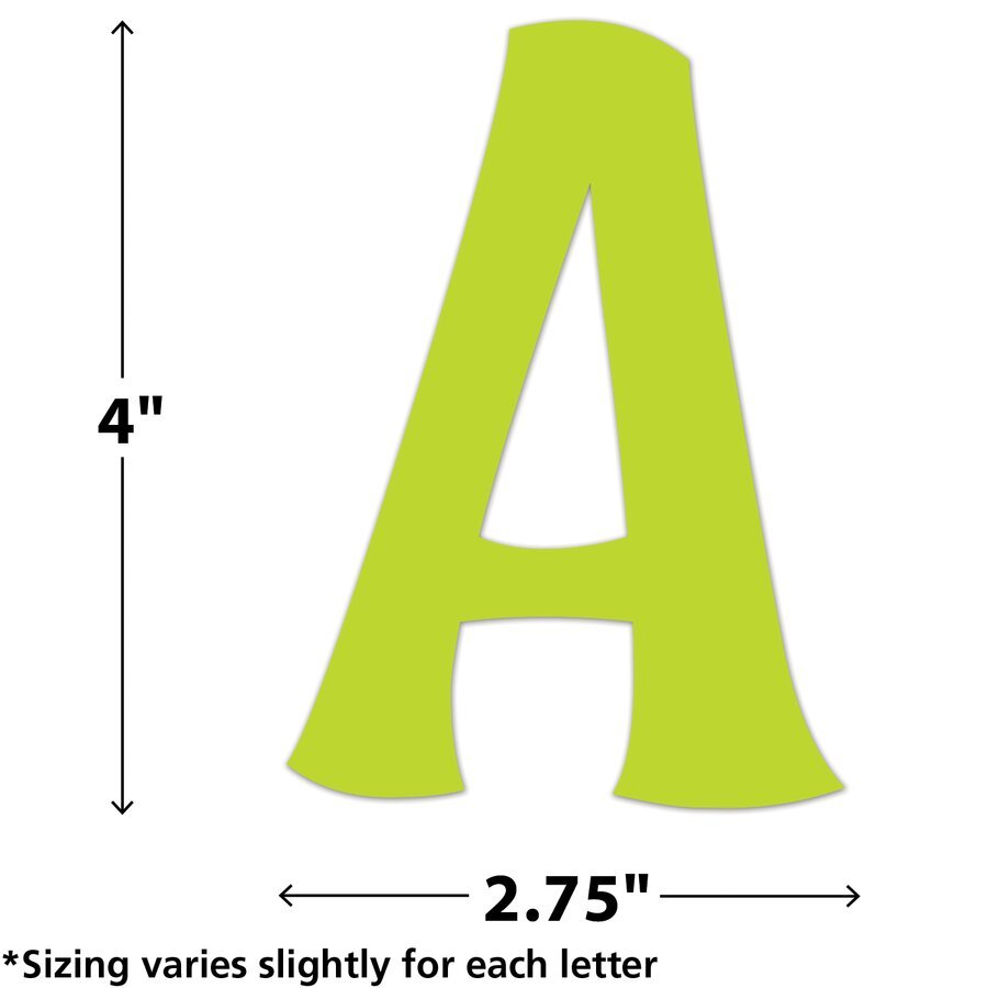 Colorful 4" Wild Whimsy Self-Adhesive Letters Combo Pack-Letters-Tools 4 Teaching-Classroom Decor and More