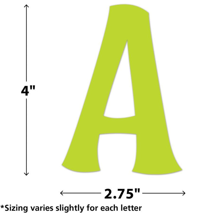 Colorful 4" Wild Whimsy Self-Adhesive Letters Combo Pack-Letters-Tools 4 Teaching-Classroom Decor and More