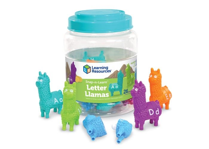 Snap-n-Learn™ Letter Llamas-Subjects - Reading - Alphabet-Tools 4 Teaching-Classroom Decor and More