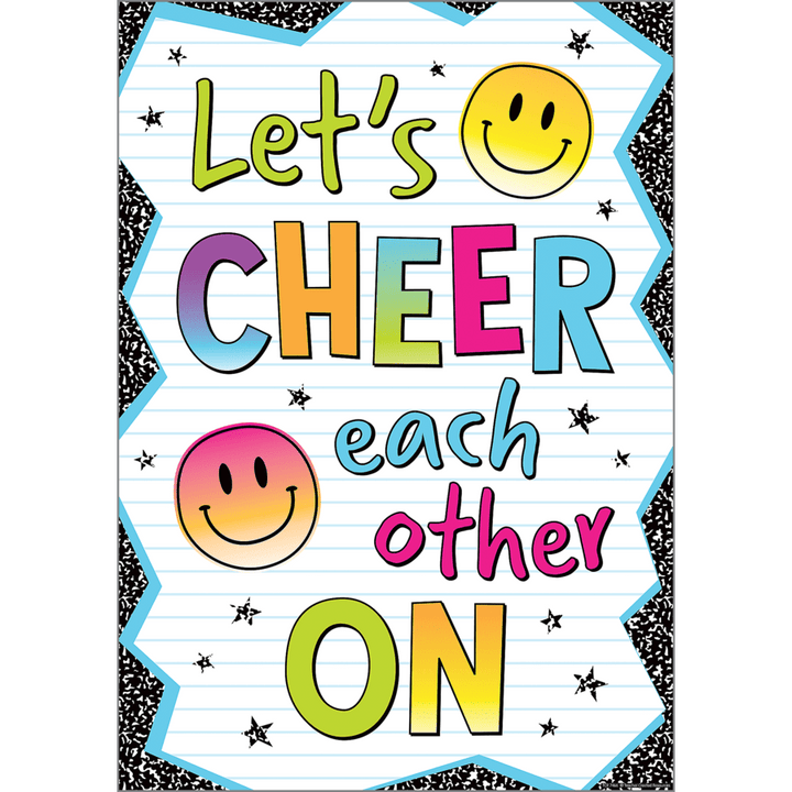Brights 4Ever Let’s Cheer Each Other On Positive Poster-Posters-Tools 4 Teaching-Classroom Decor and More