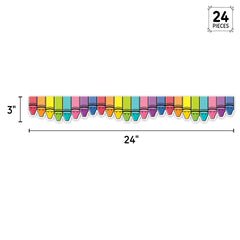 Core Decor Doodle Crayons EZ Border-Borders-Tools 4 Teaching-Classroom Decor and More