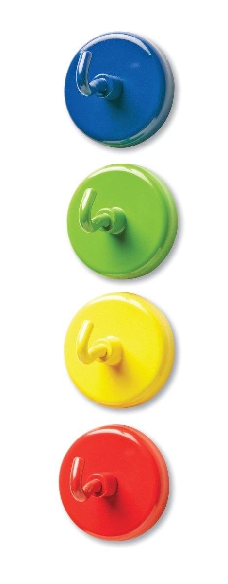 Super Strong Magnetic Hooks, Set of 4-Magnets-Tools 4 Teaching-Classroom Decor and More
