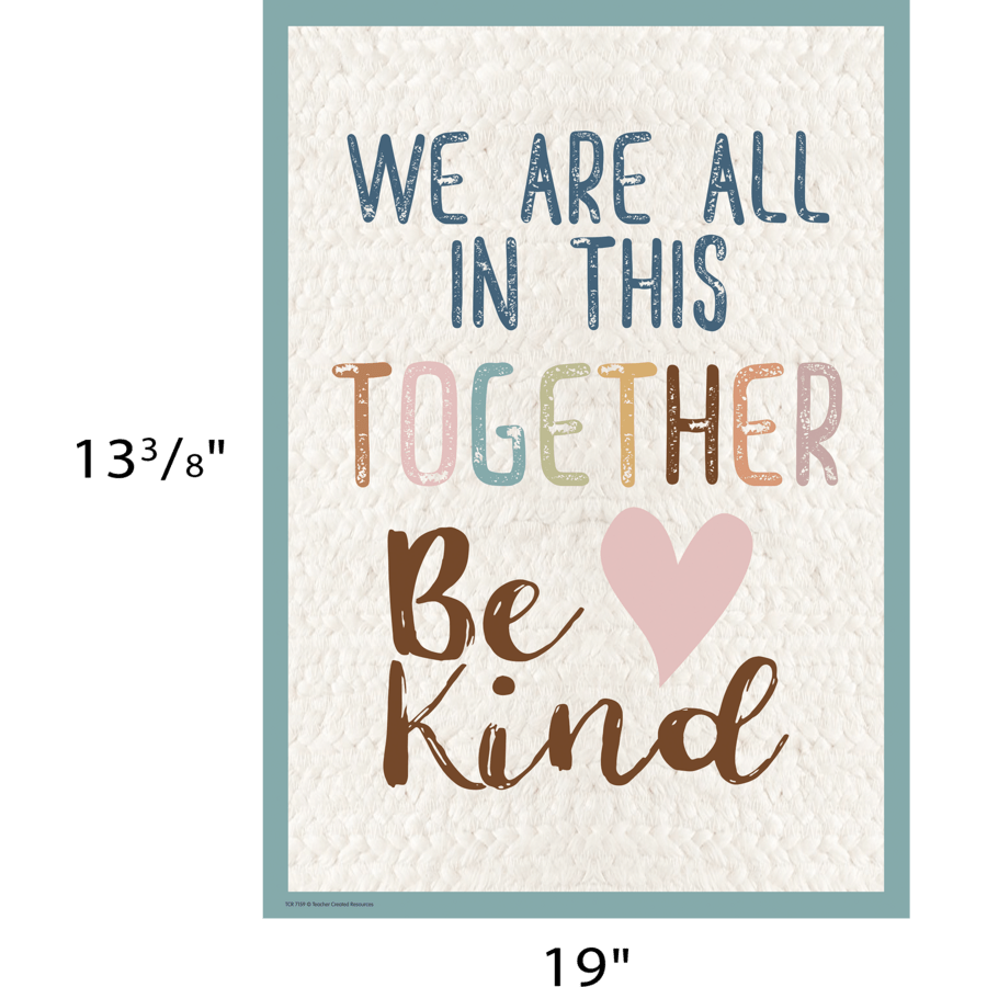 Everyone is Welcome We Are All In This Together Positive Poster-Posters-Tools 4 Teaching-Classroom Decor and More