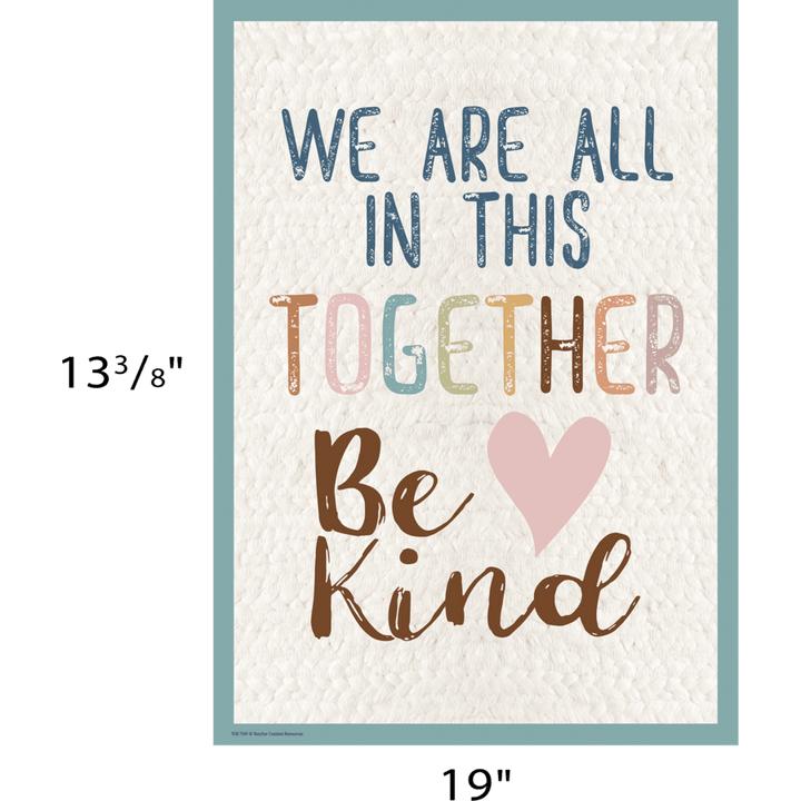 Everyone is Welcome We Are All In This Together Positive Poster-Posters-Tools 4 Teaching-Classroom Decor and More