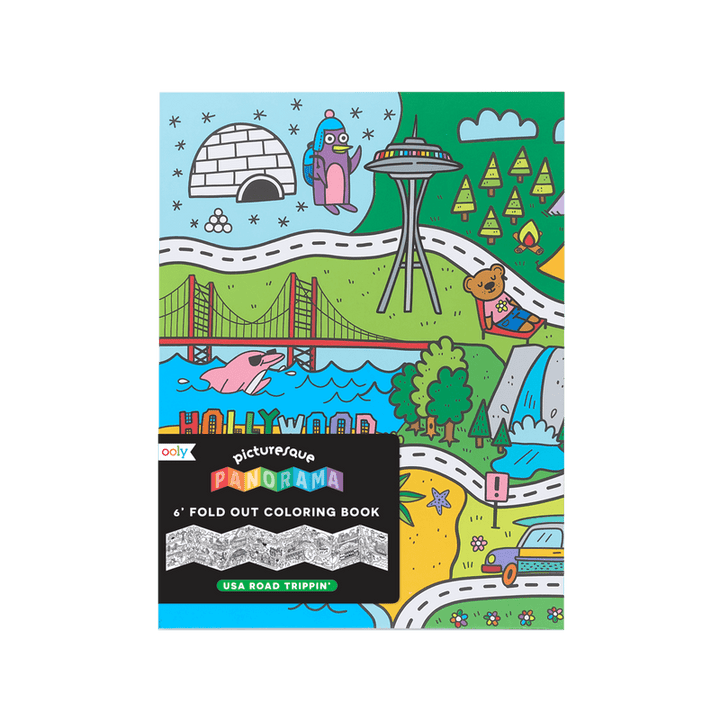 *Picturesque Panorama Coloring Book - USA Road Trippin'-Craft Activity-Tools 4 Teaching-Classroom Decor and More