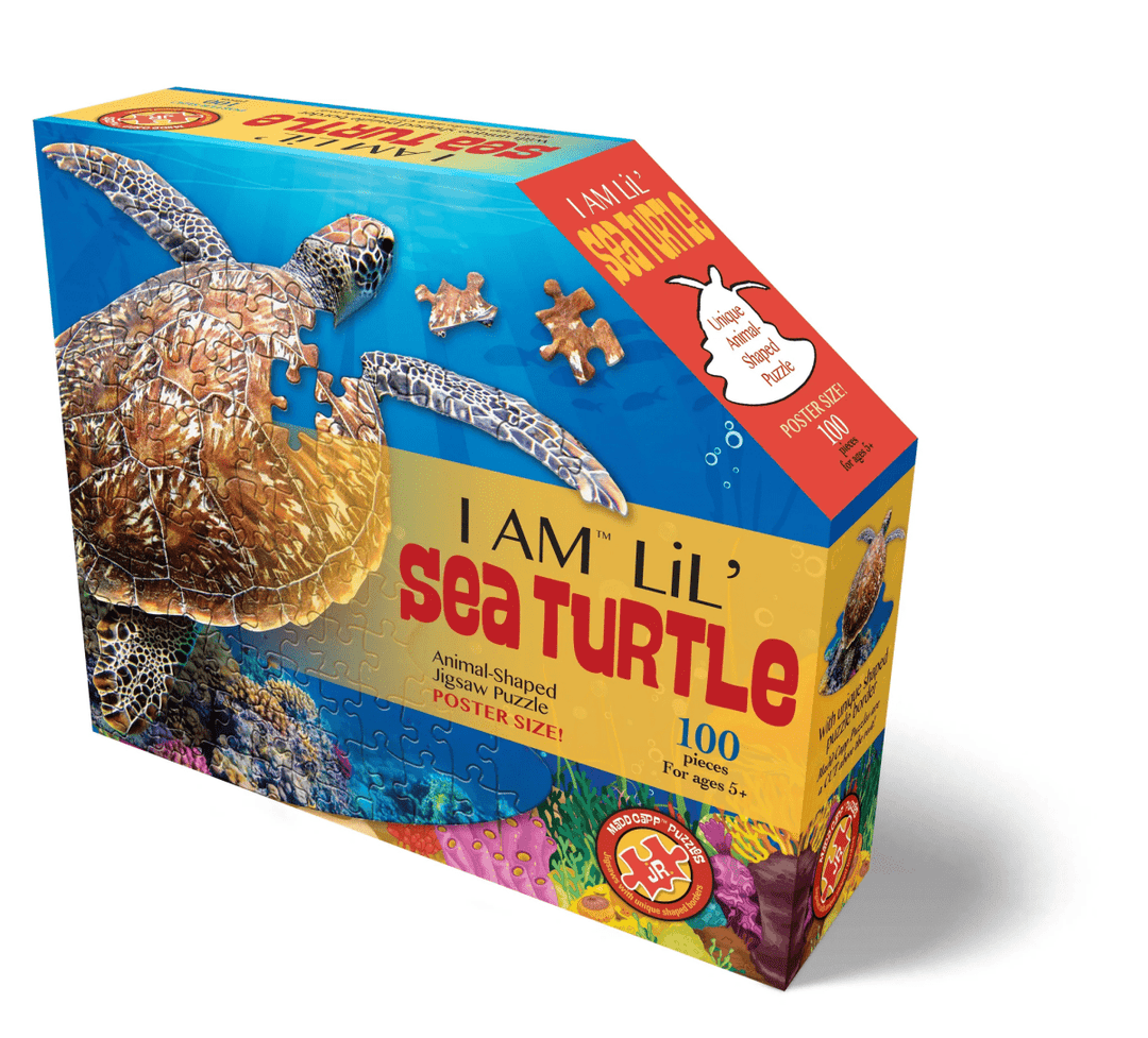 I AM LiL' SEA TURTLE 100 pcs Puzzle-Puzzles-Tools 4 Teaching-Classroom Decor and More
