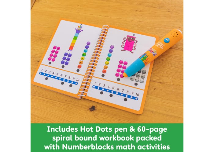 Hot Dots® Numberblocks Activity Book 11-20 & Interactive Pen-Numbers, Counting & Sorting-Tools 4 Teaching-Classroom Decor and More