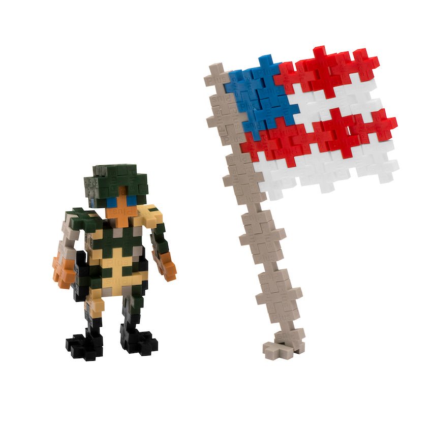 PLUS PLUS® Tube - 70 PC - Everyday Heroes - Military-Plus Plus-Tools 4 Teaching-Classroom Decor and More