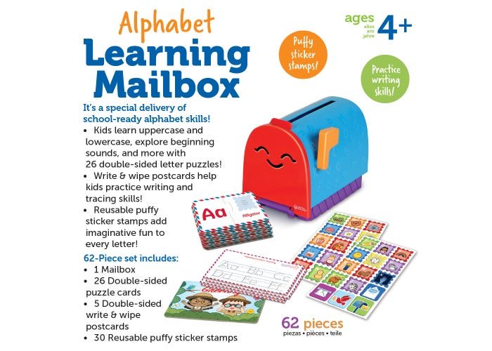 Alphabet Learning Mailbox-Subjects - Reading - Alphabet-Tools 4 Teaching-Classroom Decor and More