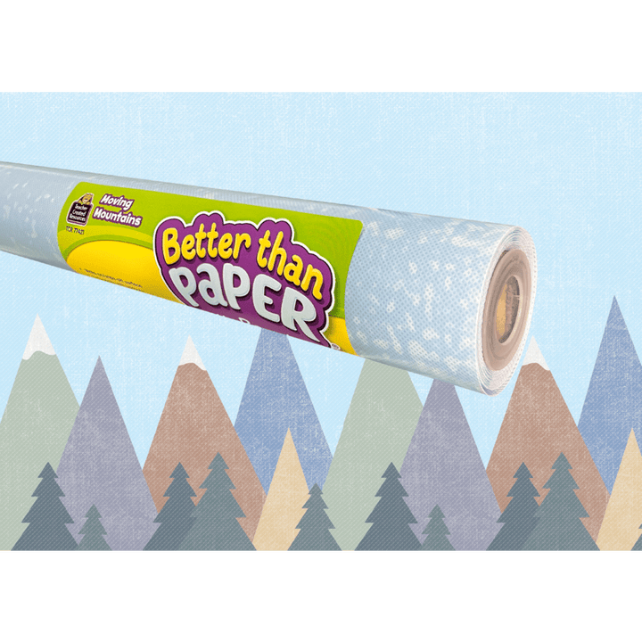 Better Than Paper® Bulletin Board Roll: Moving Mountains-Bulletin Board Paper - Better Than Paper-Tools 4 Teaching-Classroom Decor and More