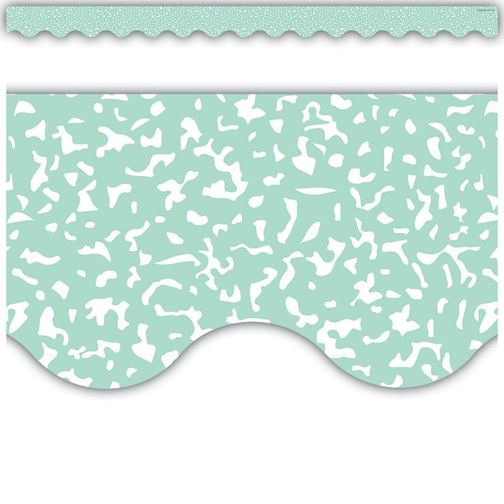 Composition Green Scalloped Border Trim-Borders-Tools 4 Teaching-Classroom Decor and More