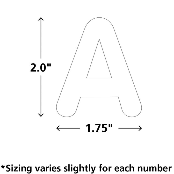 White 2" Classic Letters Uppercase Pack-Letters-Tools 4 Teaching-Classroom Decor and More