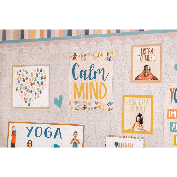 Everyone is Welcome Calming Corner Bulletin Board-Bulletin Board Sets-Tools 4 Teaching-Classroom Decor and More