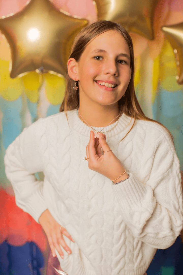 Boutique Chic Bubbly Butterfly Necklace-Dress Up & Jewelry-Tools 4 Teaching-Classroom Decor and More