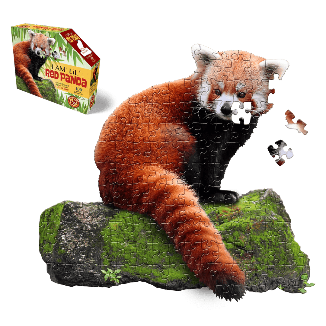 I AM LiL' RED PANDA 100 pcs Puzzle-Puzzles-Tools 4 Teaching-Classroom Decor and More
