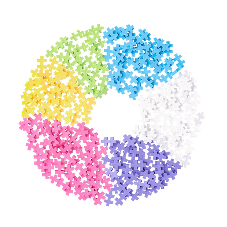 *PLUS PLUS® Tube - 240 PC - Open Play Mix - Pastel-Plus Plus-Tools 4 Teaching-Classroom Decor and More