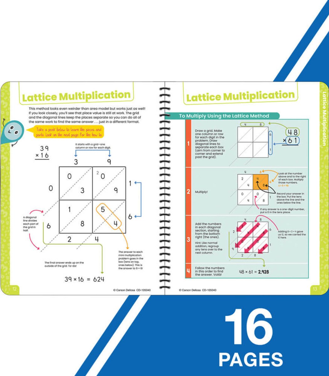 Intermediate Multiplication Strategies Resource Book Grade 4-6 Spiral-Math Books-Tools 4 Teaching-Classroom Decor and More