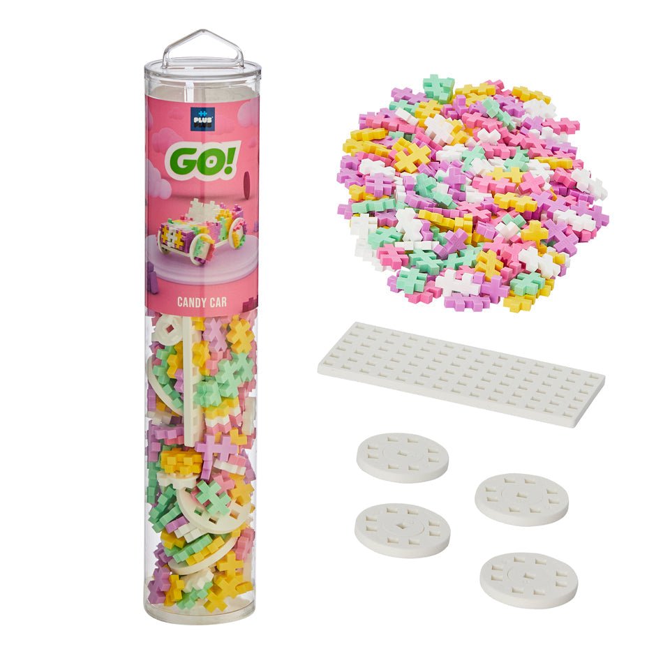 PLUS PLUS® Tube - 200 PC - Candy Car-Plus Plus-Tools 4 Teaching-Classroom Decor and More