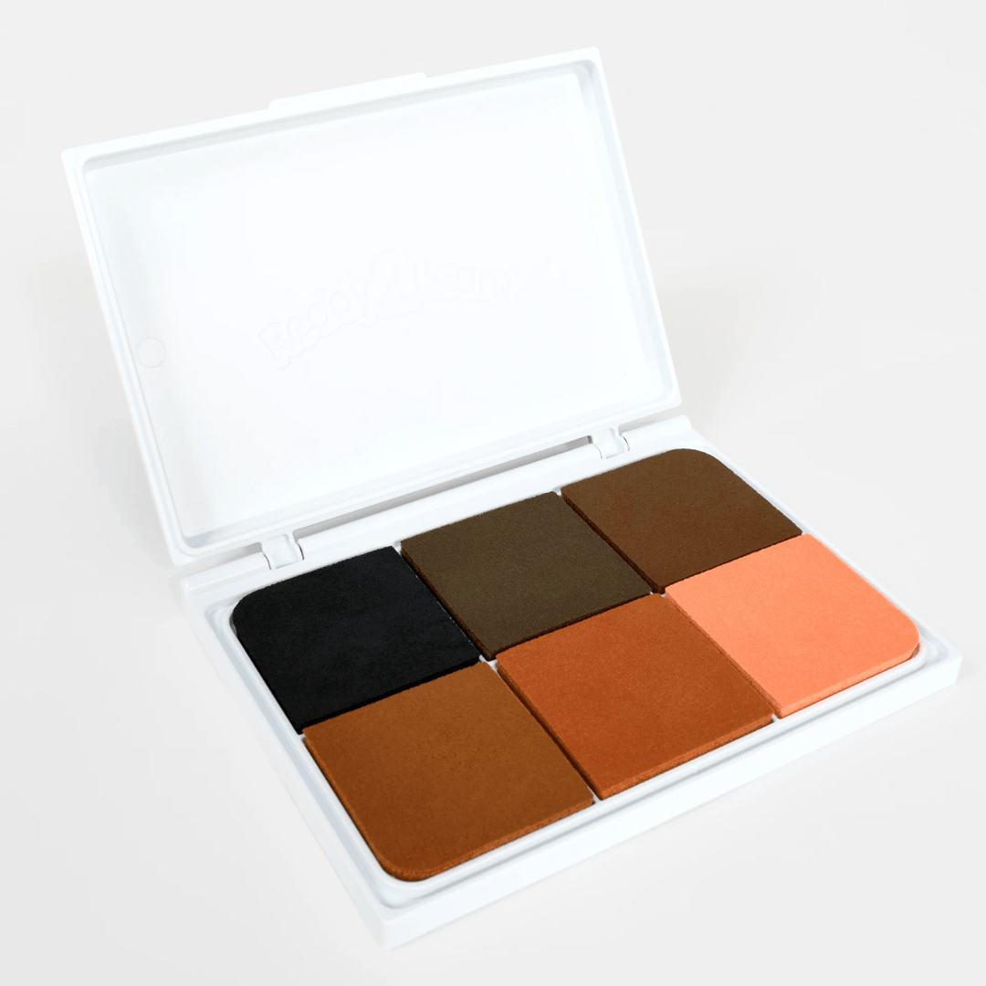 *Jumbo 6-in-1 Washable Stamp Pad - Skin Tones-Stamps & Stamp Pads-Tools 4 Teaching-Classroom Decor and More