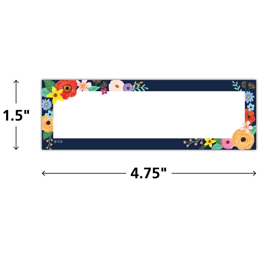 Wildflowers Magnetic Border-Magnetic-Tools 4 Teaching-Classroom Decor and More