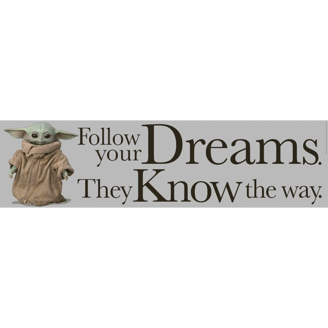 The Mandalorian Follow Your Dreams Banner-Banner-Tools 4 Teaching-Classroom Decor and More