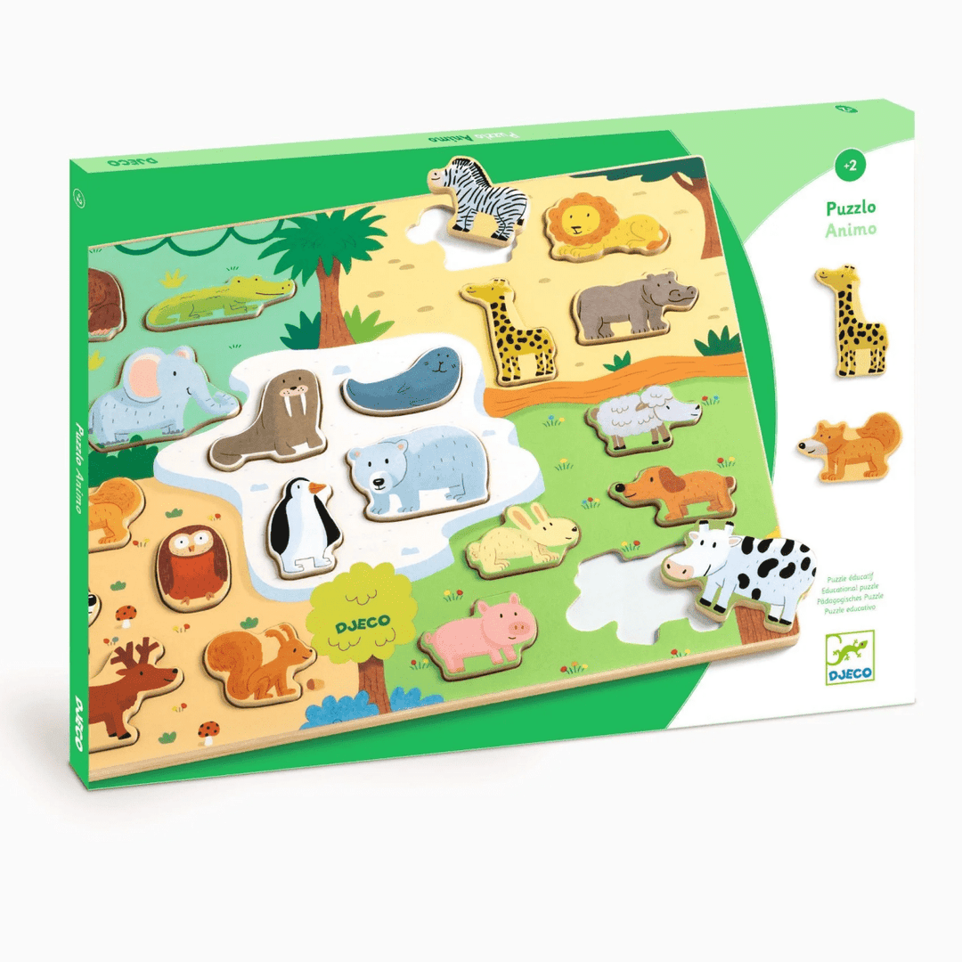 Puzzlo Animo Wooden Puzzle-Puzzles-Tools 4 Teaching-Classroom Decor and More