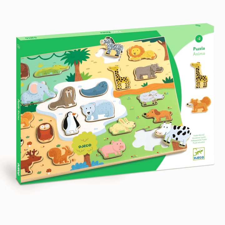 Puzzlo Animo Wooden Puzzle-Puzzles-Tools 4 Teaching-Classroom Decor and More