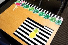 Palm Paradise Pineapple Party 6 Inch Designer Cut-Outs-Accents-Tools 4 Teaching-Classroom Decor and More
